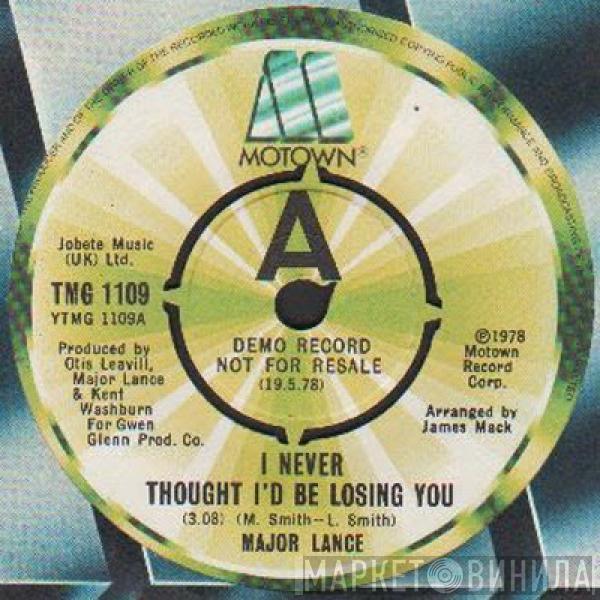 Major Lance - I Never Thought I'd Be Losing You / Chicago Disco