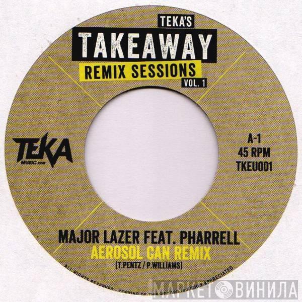 Major Lazer, Pharrell Williams, Elliphant - Aerosol Can Remix / Down On Life Remix