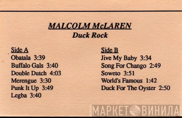  Malcolm McLaren  - Duck Rock