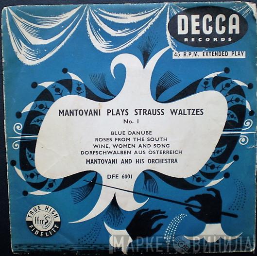 Mantovani And His Orchestra - Mantovani Plays Strauss Waltzes No.1