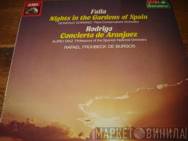 Manuel De Falla, Joaquín Rodrigo, Orchestre De La Société Des Concerts Du Conservatoire, Rafael Frühbeck De Burgos, Orquesta Nacional De España - Nights In The Garden Of Spain / Concierto De Aranjuez