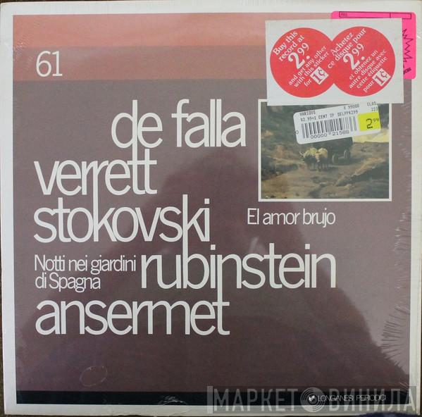 Manuel De Falla, Shirley Verrett, Leopold Stokowski, Arthur Rubinstein, Ernest Ansermet - El Amor Brujo; Notti Nei Giardini di Spagna