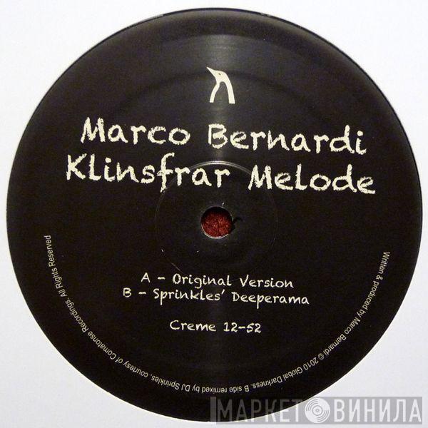 Marco Bernardi - Klinsfrar Melode