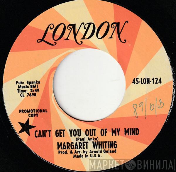 Margaret Whiting - Can't Get You Out Of My Mind / Maybe Just One More