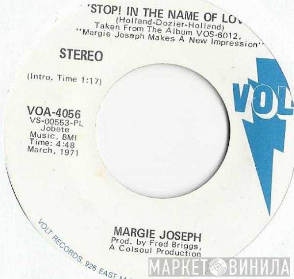 Margie Joseph - Stop! In The Name Of Love