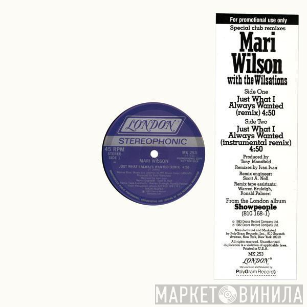 Mari Wilson, The Wilsations - Just What I Always Wanted (Special Club Remixes)