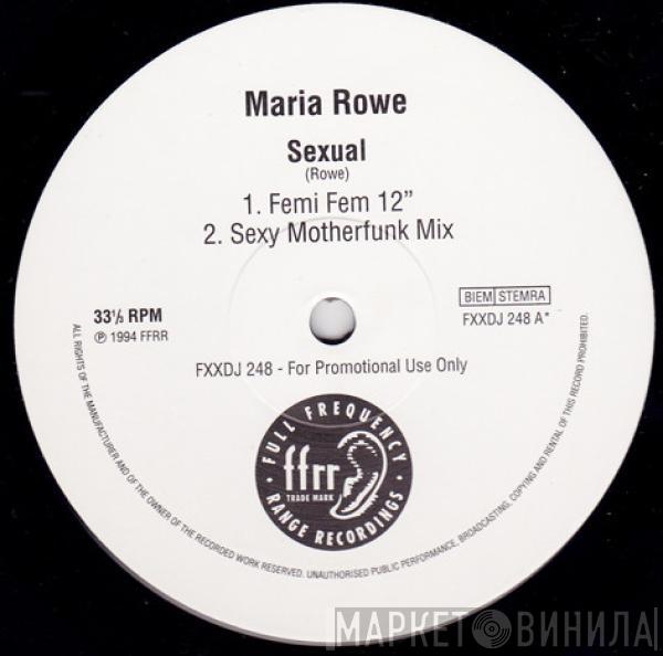 Maria Rowe - Sexual