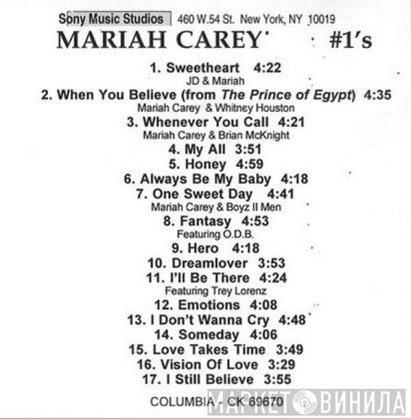  Mariah Carey  - #1's