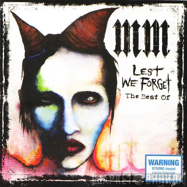  Marilyn Manson  - Lest We Forget - The Best Of
