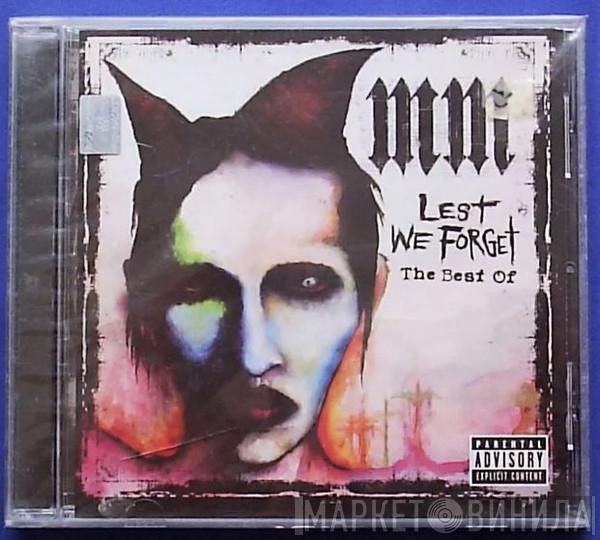  Marilyn Manson  - Lest We Forget - The Best Of