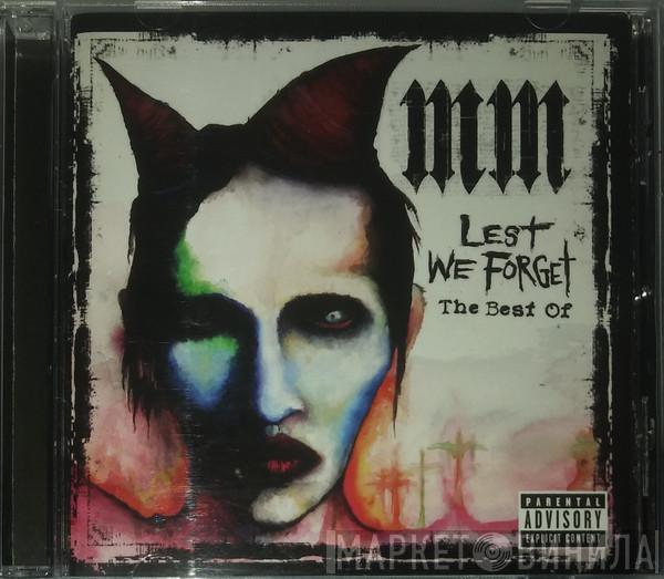 Marilyn Manson  - Lest We Forget - The Best Of