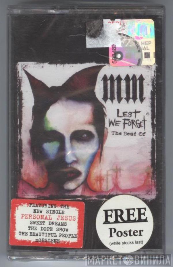  Marilyn Manson  - Lest We Forget - The Best Of