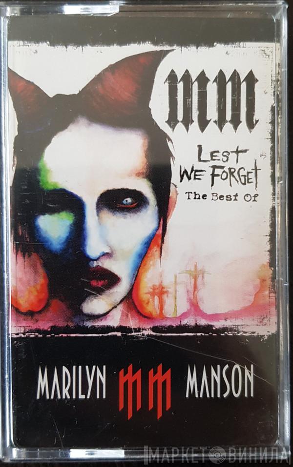  Marilyn Manson  - Lest We Forget - The Best Of