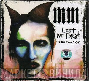  Marilyn Manson  - Lest We Forget - The Best Of
