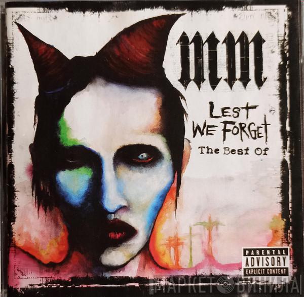  Marilyn Manson  - Lest We Forget - The Best Of