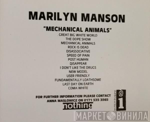  Marilyn Manson  - Mechanical Animals