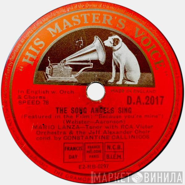  Mario Lanza  - The Song Angels Sing / Because You're Mine