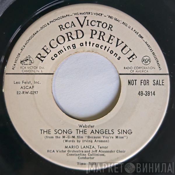  Mario Lanza  - The Song Angels Sing / Because You're Mine