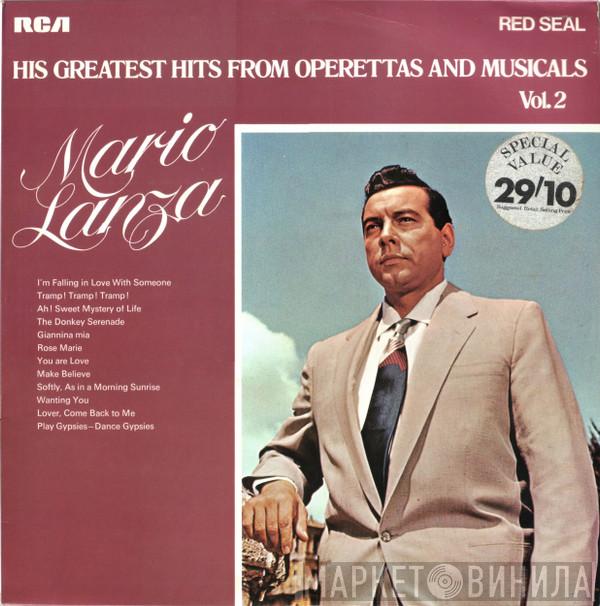Mario Lanza - His Greatest Hits From Operettas And Musicals Vol. 2