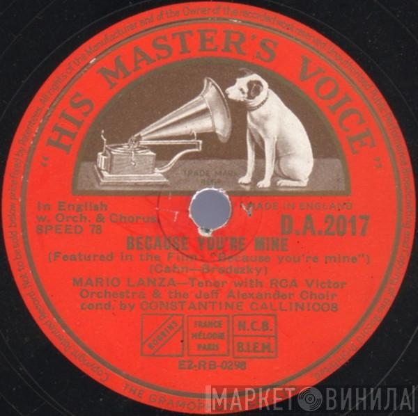 Mario Lanza - The Song Angels Sing / Because You're Mine