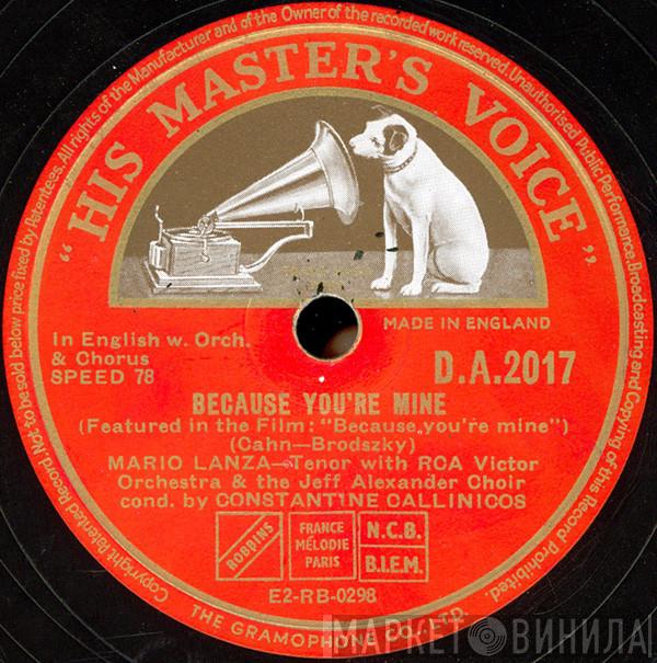Mario Lanza - The Song Angels Sing / Because You're Mine