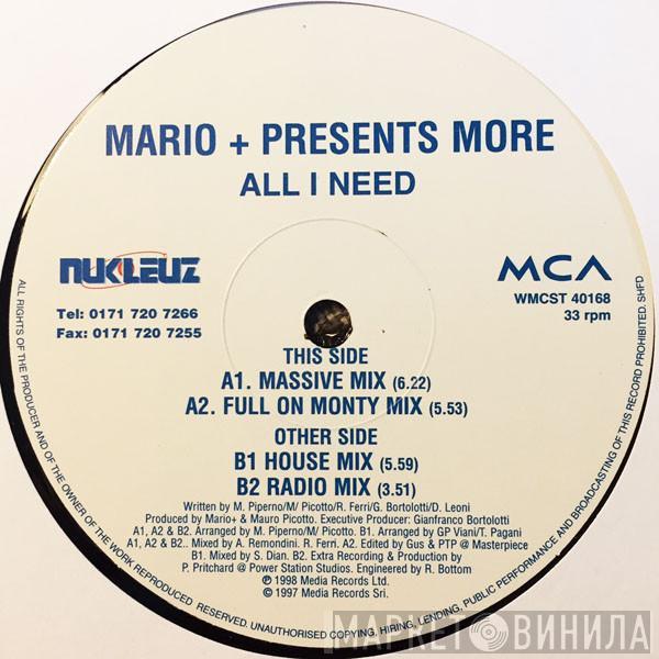 Mario Più, More  - All I Need