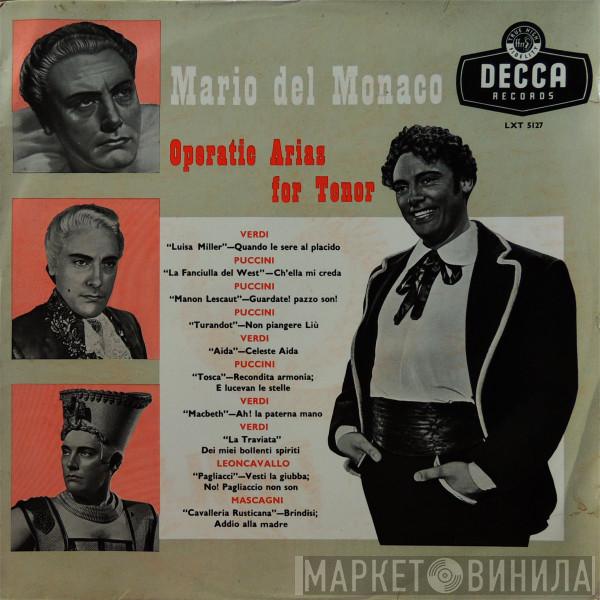 Mario del Monaco - Operatic Arias For Tenor