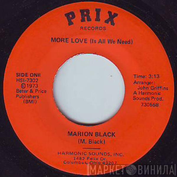 Marion Black - More Love (Is All We Need)