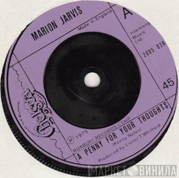 Marion Jarvis - A Penny For Your Thoughts