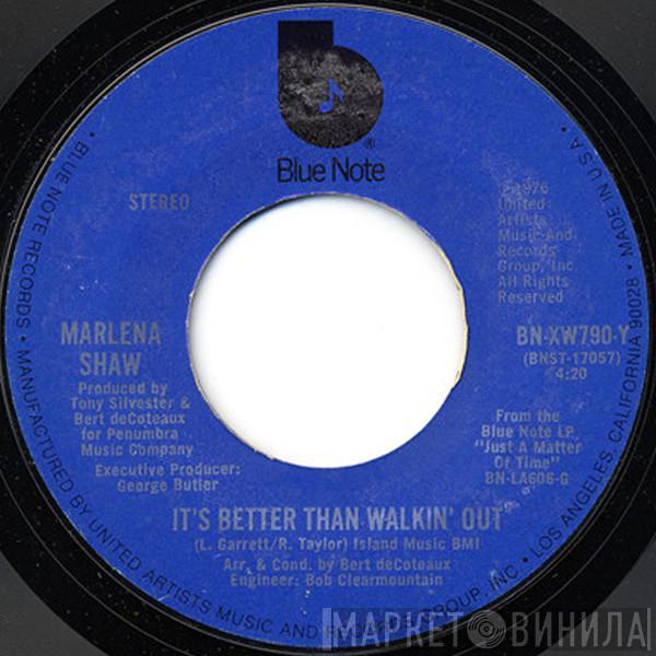 Marlena Shaw - It's Better Than Walkin' Out