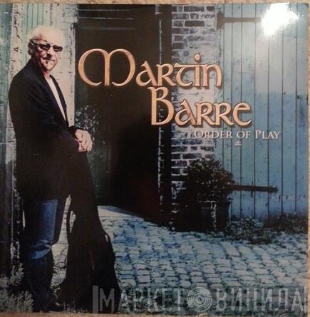 Martin Barre - Order Of Play