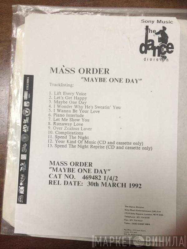 Mass Order - Maybe One Day