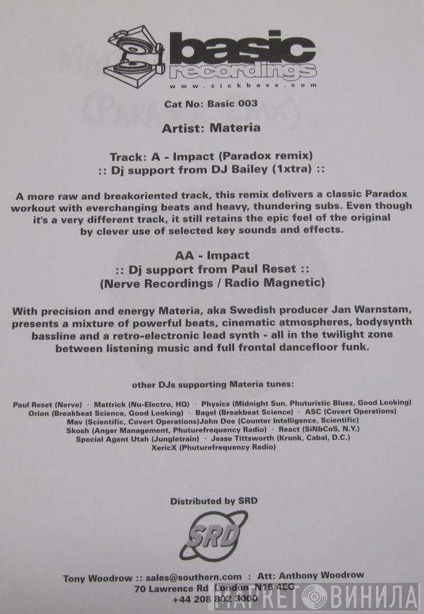 Materia - Impact