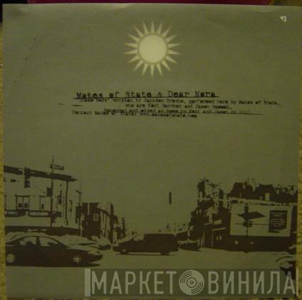 Mates Of State, Dear Nora - Mates Of State / Dear Nora