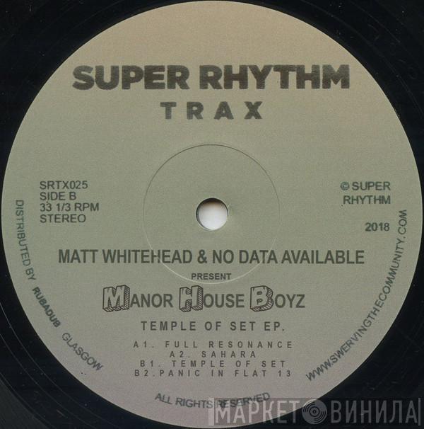 Matt Whitehead, no data available, Manor House Boyz - Temple Of Set EP