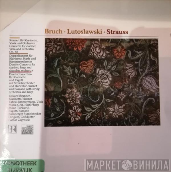 , Max Bruch , Witold Lutoslawski , Richard Strauss , Eduard Brunner , Tabea Zimmermann , Maria Graf , Milan Turkovic , Bamberger Symphoniker  Lothar Zagrosek  - Doppelkonzerte.