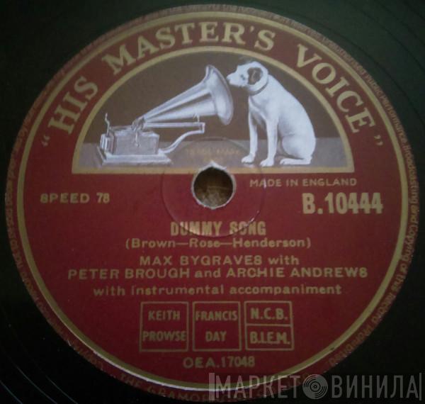 Max Bygraves, Peter Brough, Archie Andrews - Dummy Song / By The Light Of The Silvery Moon