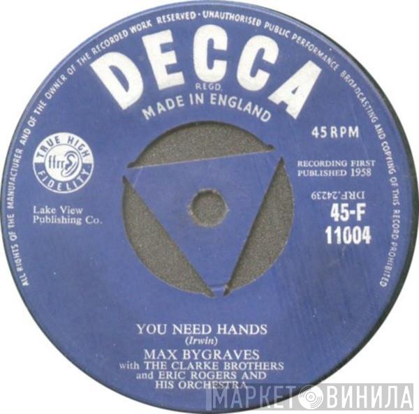  Max Bygraves  - You Need Hands / Tulips From Amsterdam