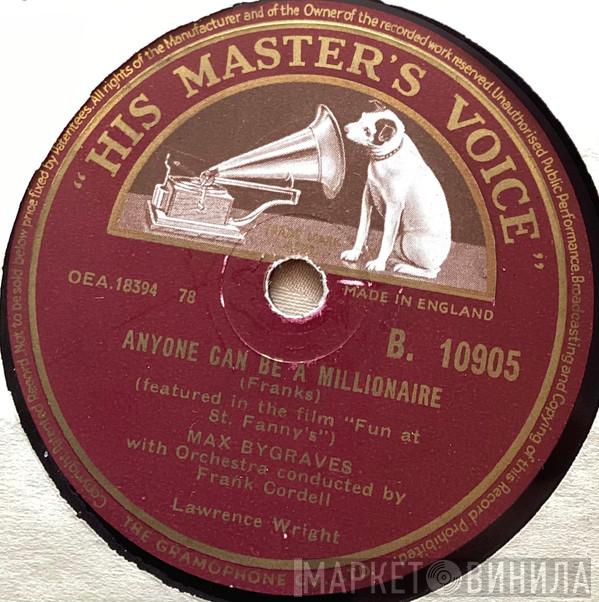 Max Bygraves - Anyone Can Be A Millionaire / Gretna Green