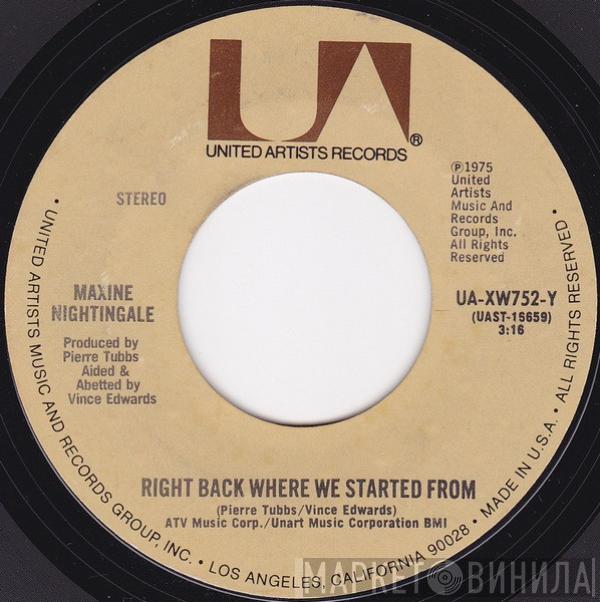 Maxine Nightingale - Right Back Where We Started From