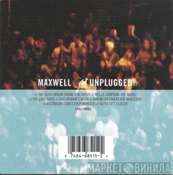  Maxwell  - MTV Unplugged EP