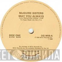 McGuire Sisters - May You Always / Sugartime