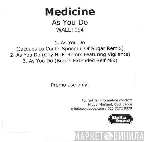 Medicine  - As You Do