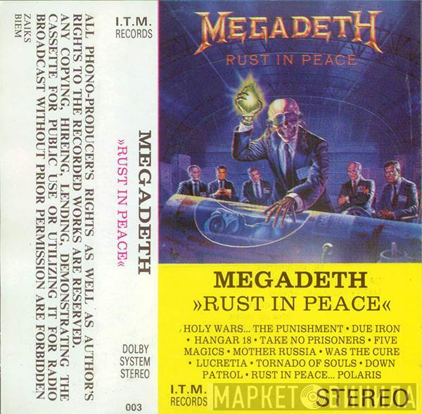  Megadeth  - Rust In Peace