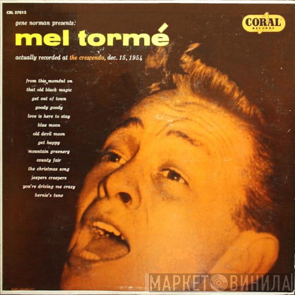 Mel Tormé - Gene Norman Presents Mel Torme At The Crescendo