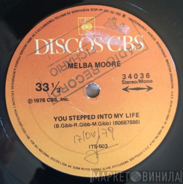  Melba Moore  - You Stepped Into My Life / I Promise To Love You