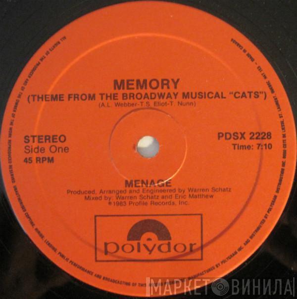 Menage   - Memory (Theme From The Broadway Musical "Cats")