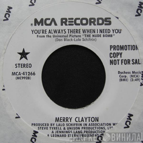  Merry Clayton  - You're Always There When I Need You