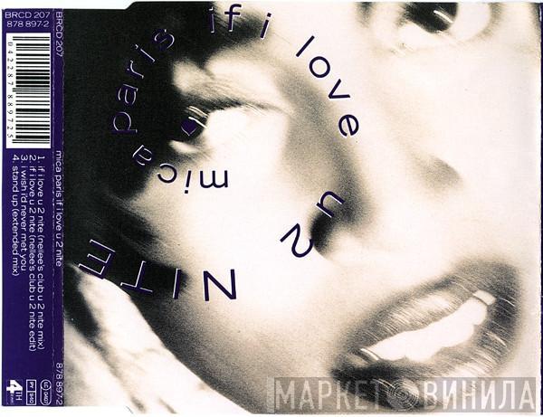  Mica Paris  - If I Love U 2 Nite