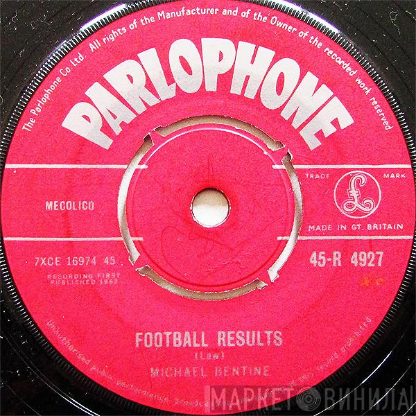 Michael Bentine - Football Results